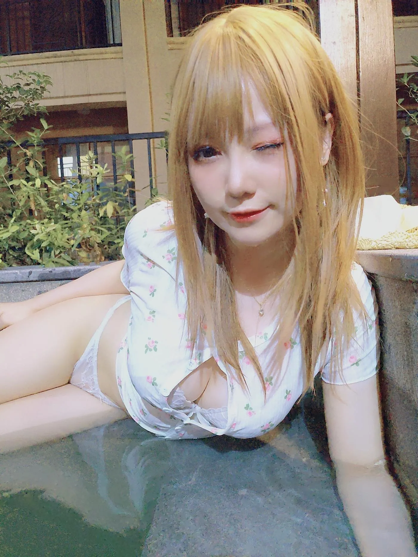 Nyako喵子 – NO.27 温泉蕾丝睡衣-自拍 [60P]插图7